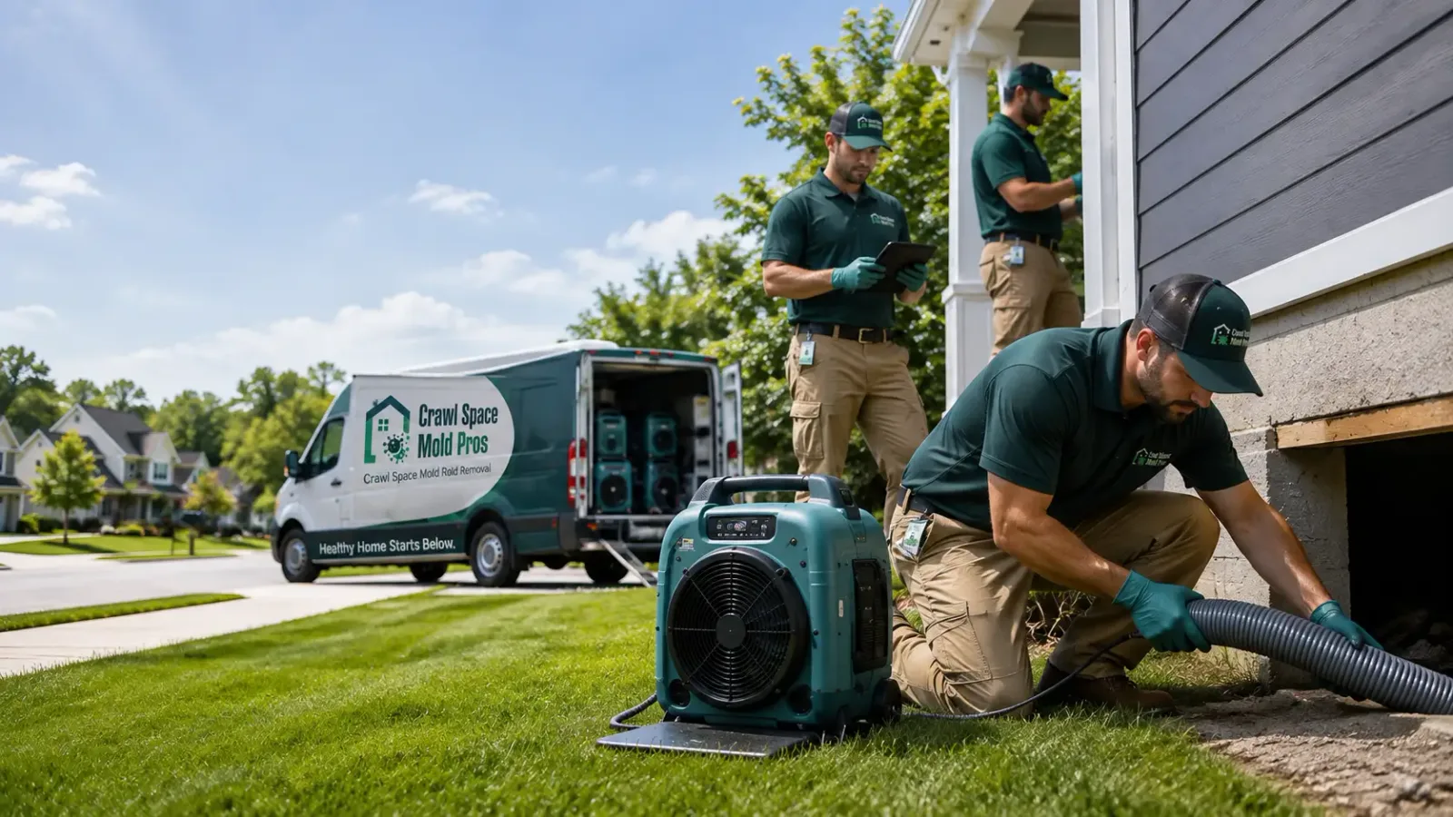 Crawl Space Mold Removal in Embarrass, WI